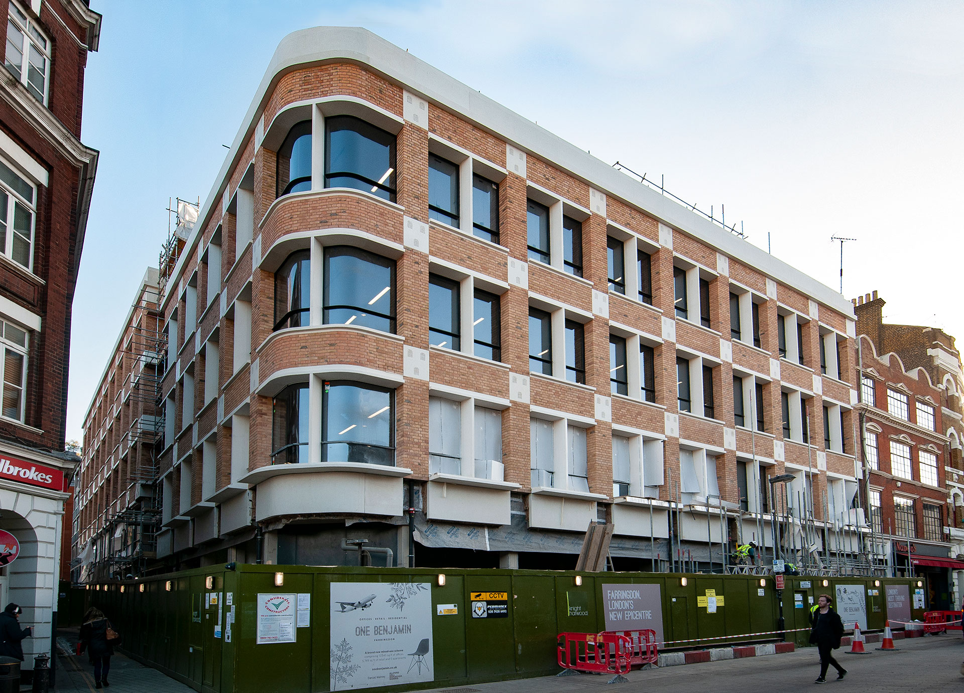 High quality new build in Clerkenwell nearing completion