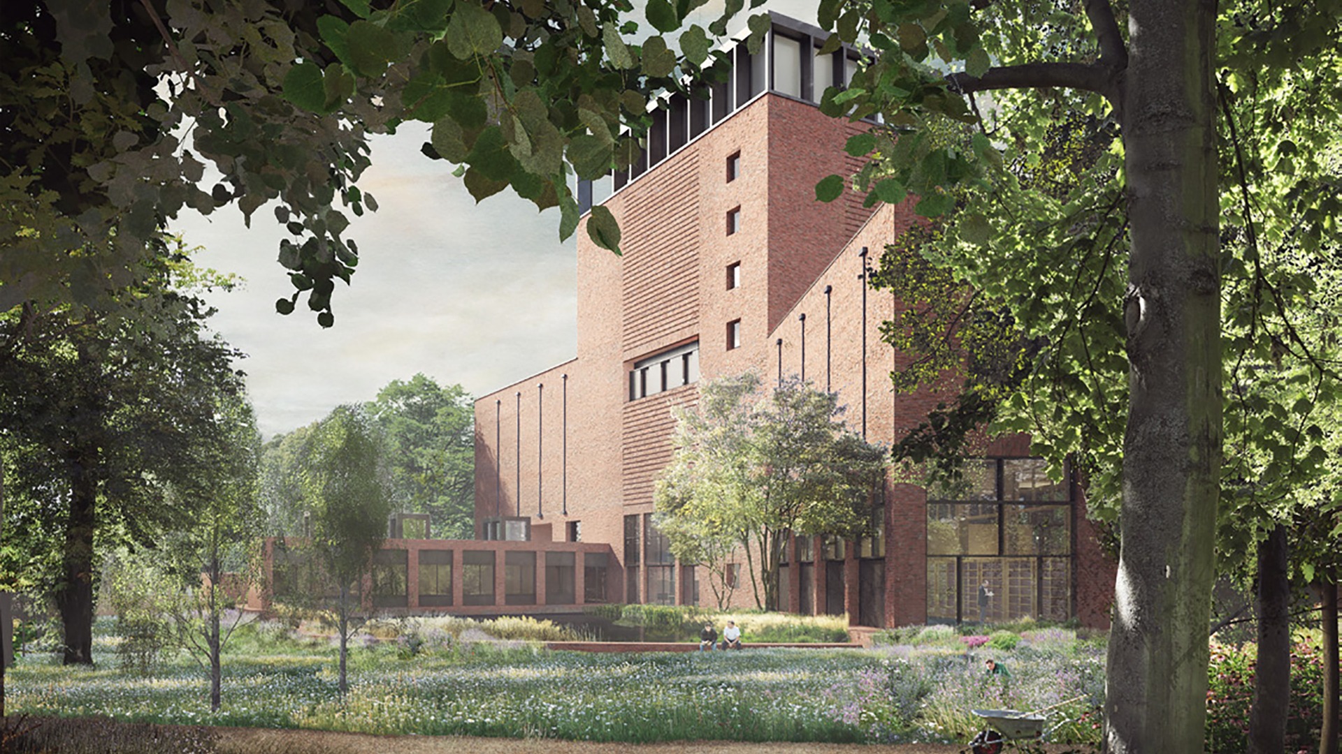 Topping out at Lambeth Palace